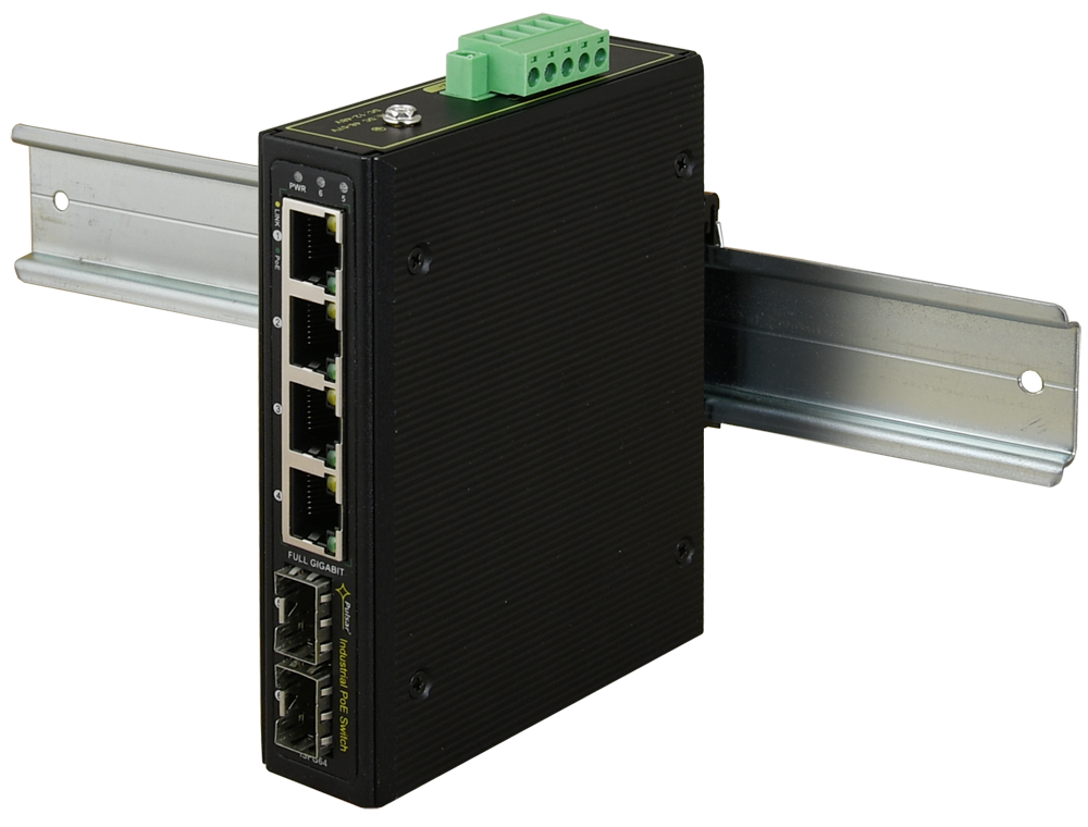 PULSAR industrial switch ISFG64 (4xPoE, 2xSFP)