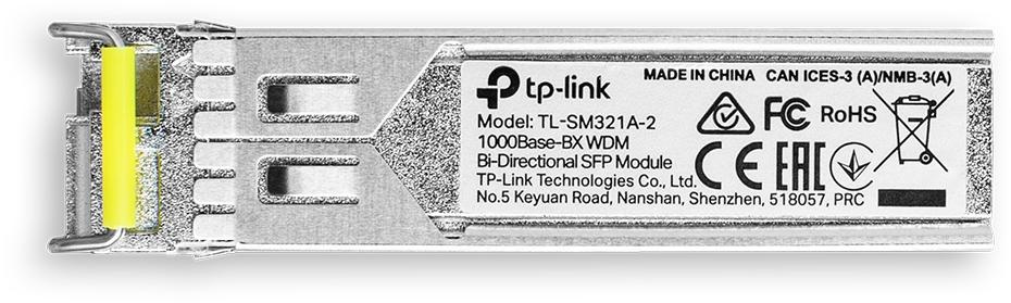 Moduł SFP WDM TP-Link TL-SM321A-2 dwukierunkowy 1000Base-BX