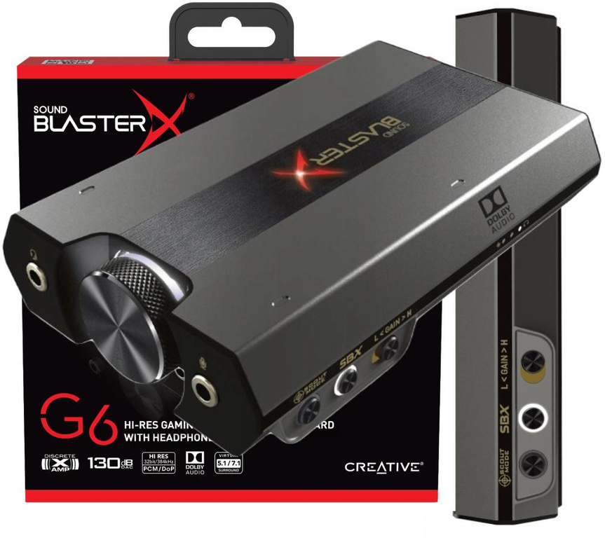 Carte son externe Creative Sound BlasterX G6