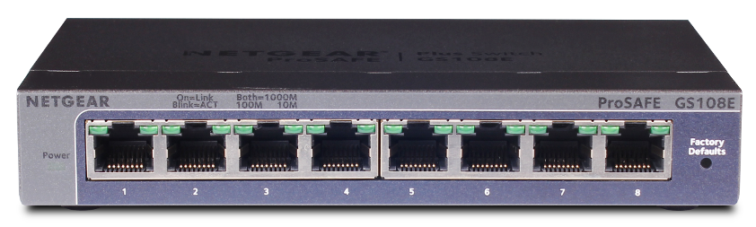 NETGEAR SWITCH GS108E-300PES/400EUS