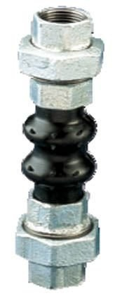 Schokdempende koppeling met binnendraad type ZKT 2 1/2 inch