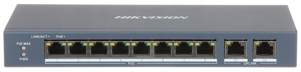 DS-3E0310P-E/M 10-PORT HIKVISION POE SWITCH