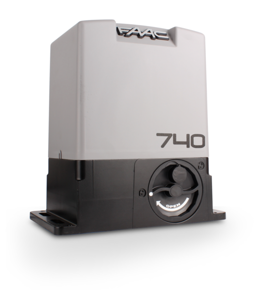 FAAC 740 Delta 2 FDS operator set for sliding gates weighing up to 500 kg