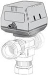 Three-way valve with actuator VST 11 up to 30 kW