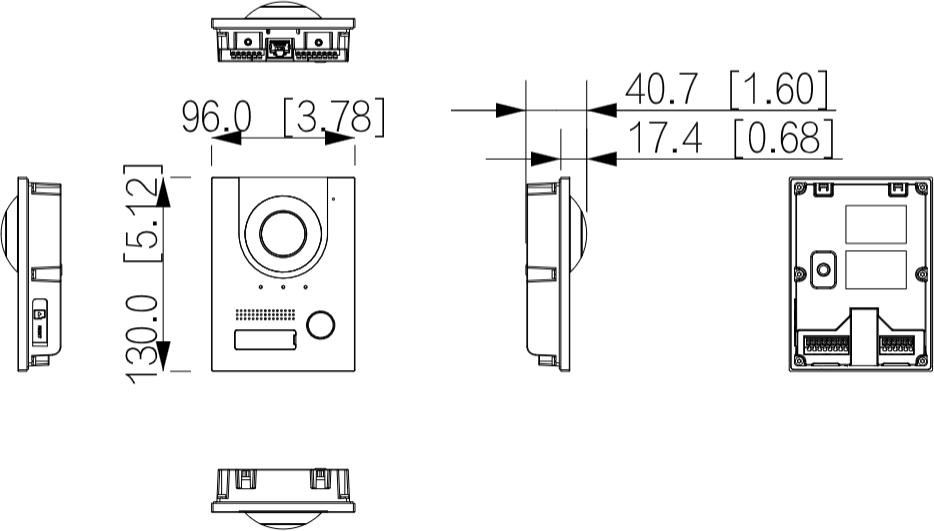 Stacja bramowa Dahua VTO2202F-P-S3