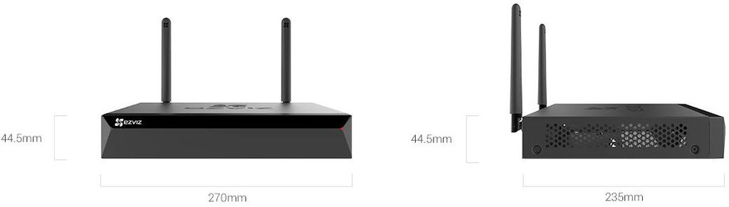 Ezviz X5S-8W IP DVR - Suportă până la 8 camere, fără fir