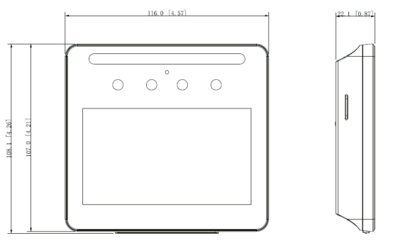 DAHUA ASI3213G-MW FACE RECOGNITION ACCESS CONTROLLER