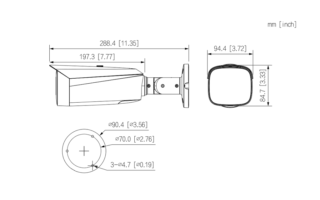 DAHUA IP Camera TIOC 3.0 IPC-HFW3549T1-ZAS-PV-27135-S5