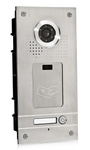 Single-subscriber door station with camera and RFID reader for up to 100 users