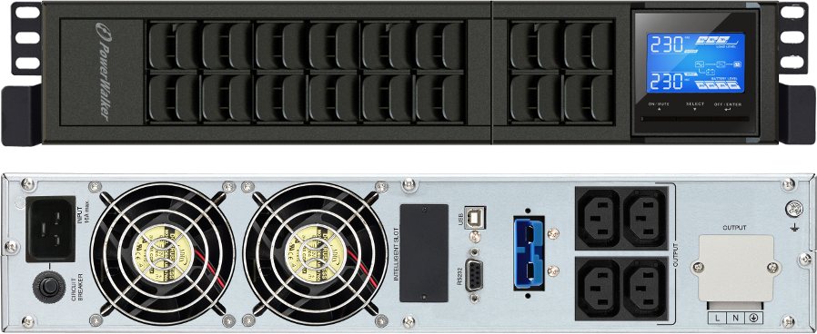 USV-NOTFALLSTROMVERSORGUNG PowerWalker VFI 3000 CRM LCD