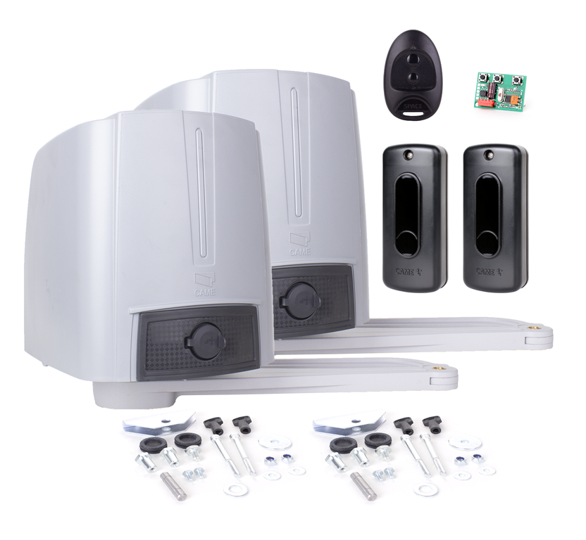 KOM SNEL PLONZE RUIMTE - 230V set voor draaipoorten tot 2,3 m en 300 kg