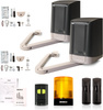 Kit d'automatisation Beninca KSAM24.PM - opérateur pour portails à deux battants jusqu'à 5 m - actionneurs 24 V, télécommande, photocellules, LED
