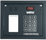 Laskomex CP-2502NR schwarz Audio-Panel mit Mini-Mieterliste und RFID-Schlüsselleser