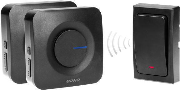 Draadloze deurbel met 2 ontvangers ORNO OR-DB-MT-165