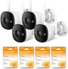 Set van 4 Imou bullet 3 5MP IP-camera's met Imou Protect-wolken