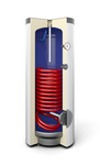 SGW(S) TOWER 500l heat exchanger with spiral coil, enamelled, hard polyurethane foam, skay, vertical free-standing