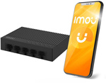 Switch Imou 5 portů SF105C plastové pouzdro 100Mbps