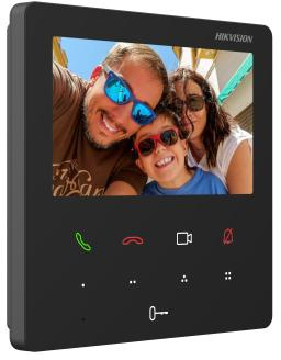 DS-KH6110-WE1 video intercom monitor with LCD touchscreen display