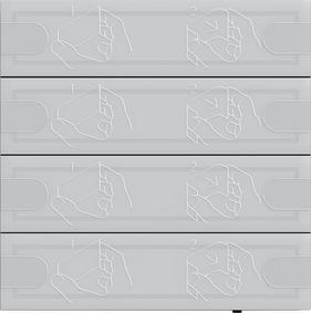 Sensor pulsador GIRA 4 Confort 4x KNX TS4 antracita 5004028