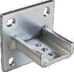 BFT SFR B - soporte de poste ajustable (atornillable) para 1 actuador (N735002) para PHOBOS, KUSTOS
