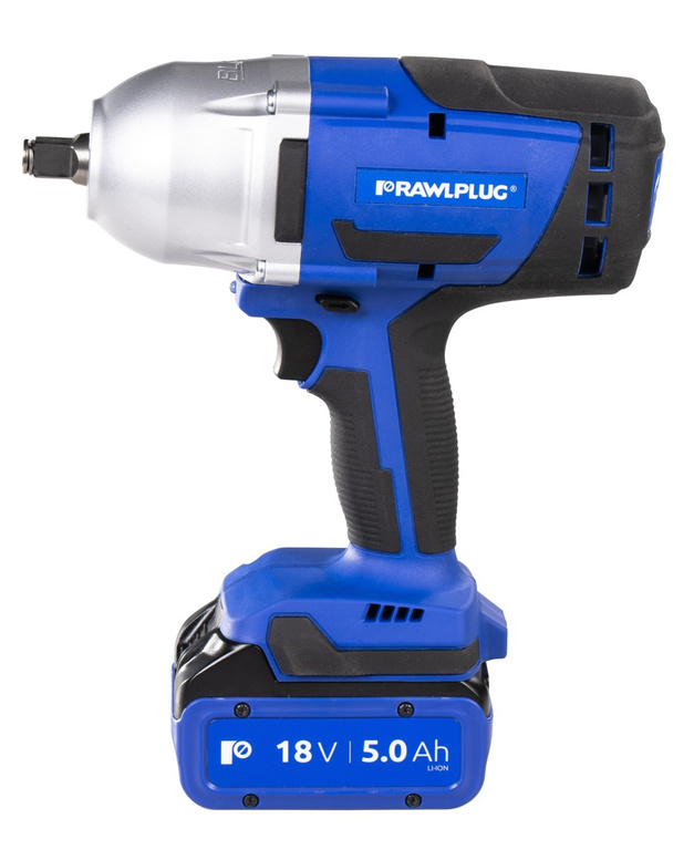 Slagskruvdragare 18V 1000NM med två 5,0AH-batterier och 6,5A snabbladdare