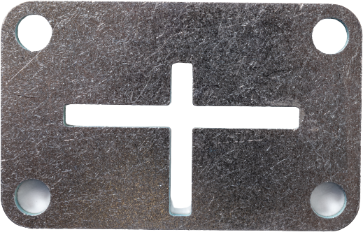 Juego de placas de montaje Beninca BILL.P para 1 actuador