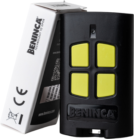 Dálkové ovládání Beninca TO.GO4VA - 4kanálové (až 9 kanálů v režimu ARC) - 433,92 MHz, ARC/HCS