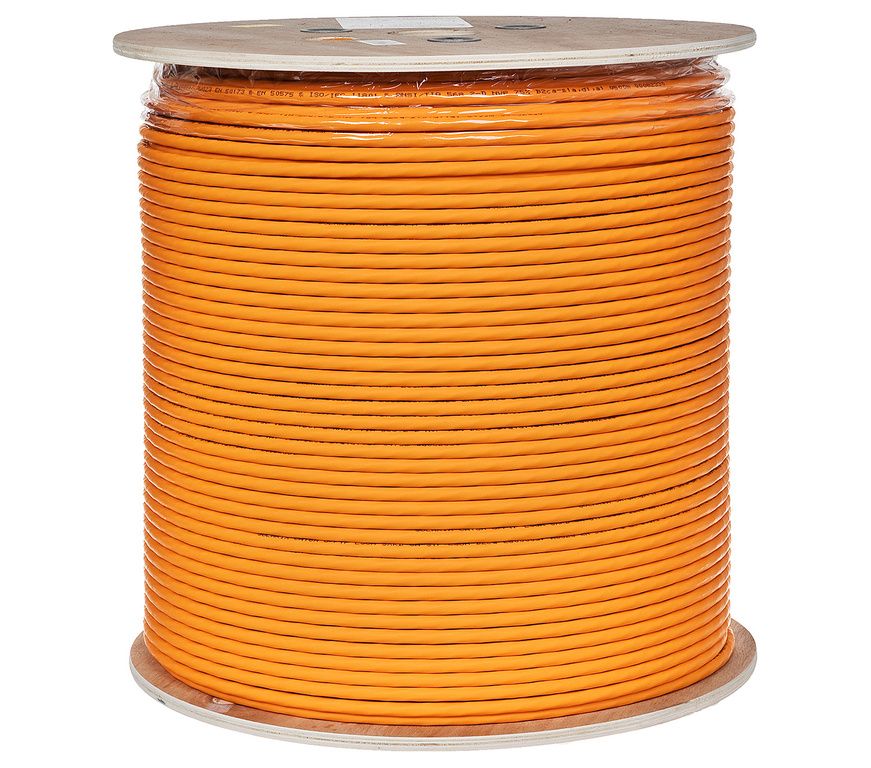 Kabel LAN U/FTP kat.6a Solarix SXKD-6A-STP-LSOH-B2ca 500m