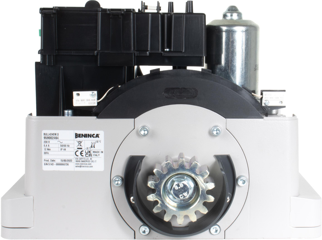 Zestaw Beninca KBULL424SW.S.PM 24V do bram przesuwnych do 400kg z fotokomórkami i pilotem