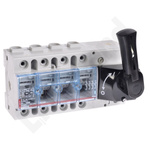 Sezionatore quadripolare VISTOP 100A con azionamento frontale, nero