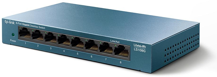 Switch TP-Link LS108G - 8-port Gigabit Switch Réseau Métallique