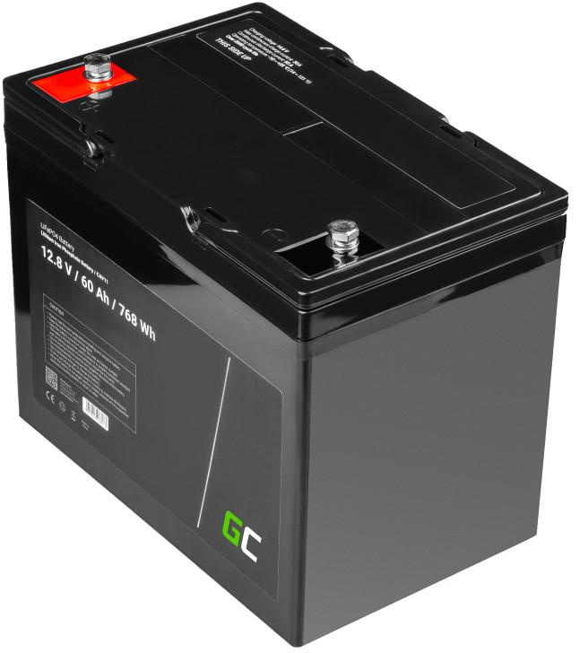 BATTERIE LITHIUM-GELENIUM- PHOSPHATE LiFePO4 Green Cell 12V 60Ah