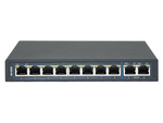 Unmanaged switch (switch) 10xRJ45 - 8 RJ45 PoE+ 100Mbps ports + 2 RJ45 Uplink 1Gbps ports (96W power budget) AVIZIO