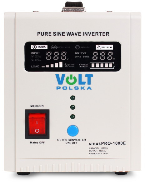 ONDULEUR VOLT POLSKA SINUSPRO-1000E 12V 700/1000W