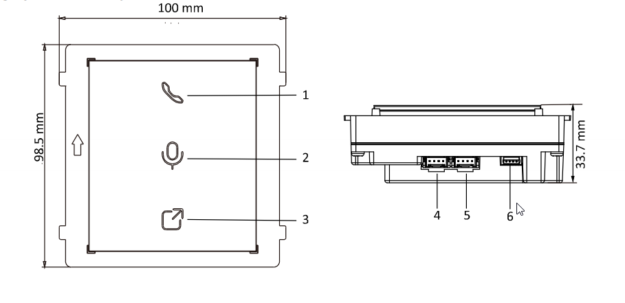 13,56MHz HIKVISION DS-KD-M Näherungsleser-Modul