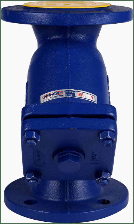 Filtro magnético IFM 100 K con brida para instalaciones industriales y sistemas de calefacción