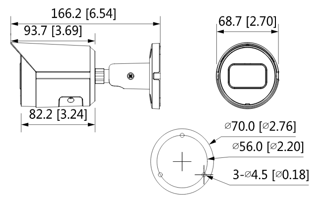 CAMÉRA IP DAHUA IPC-HFW2441S-S-0280B