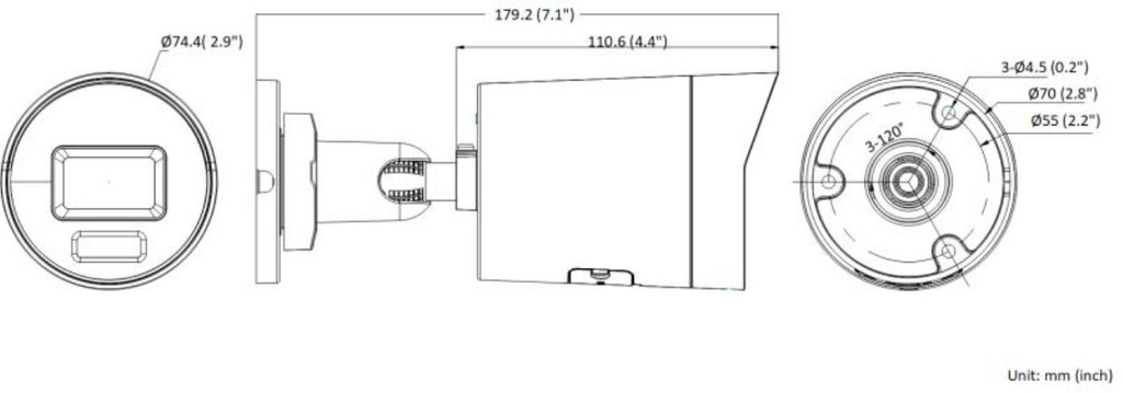 HIKVISION IP CAMERA DS-2CD2066G2H-IU(2.8mm)