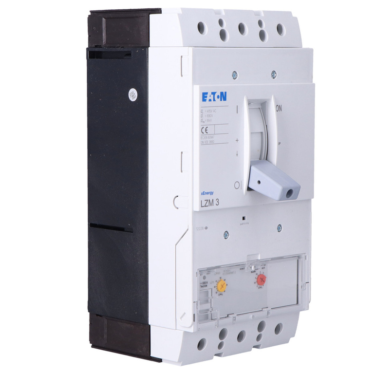 Interruptor automático LZM3, tripolar, rango de corriente 315-630A, modelo LZMN3-AE630-I