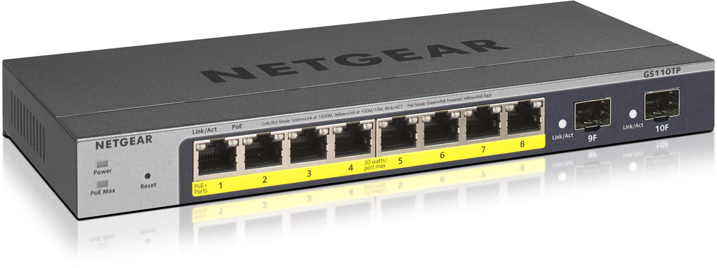 NETGEAR SWITCH GS110TP-300EUS