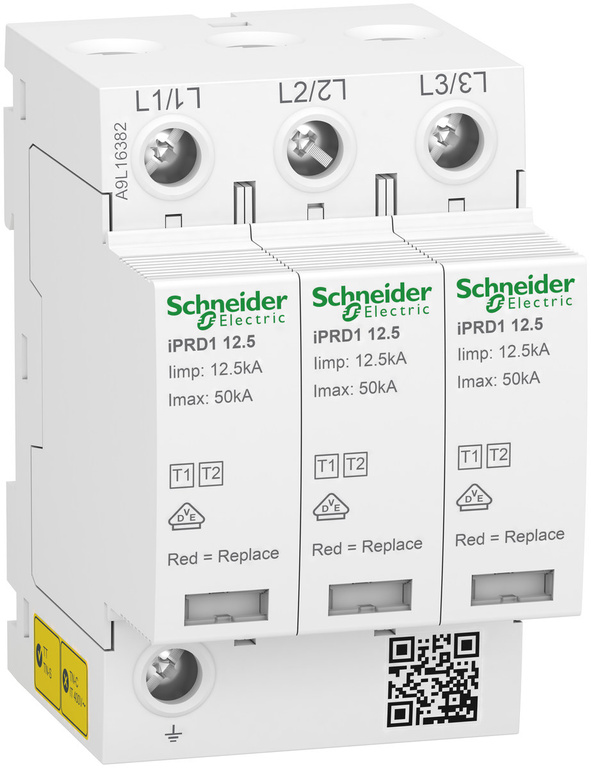 Surge arrester iPRD1 12.5R-T12-3 3-pole Type 1+2 (class B+C)