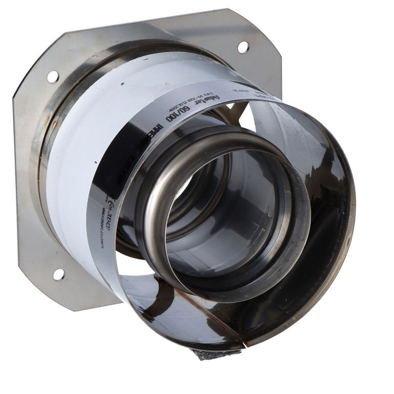 Basis voor 60/100 lucht/rookgasset