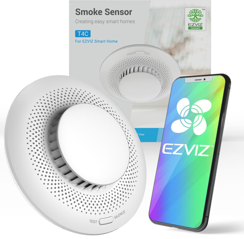 Detector de humo EZVIZ T4C: seguridad y protección para su hogar