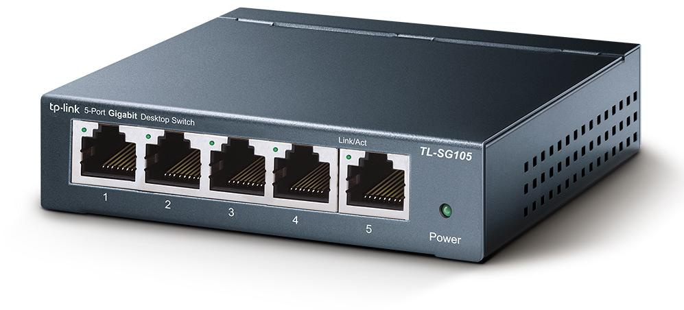 Switch TP-Link TL-SG105 5-poorts Gigabit Metaal