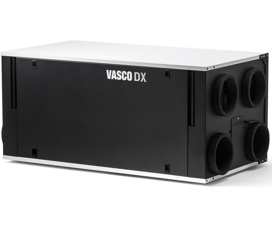 Récupérateur Vasco DX6 E (570 m3/h) avec contrôle WiFi en standard Unité de ventilation à récupération de chaleur 570