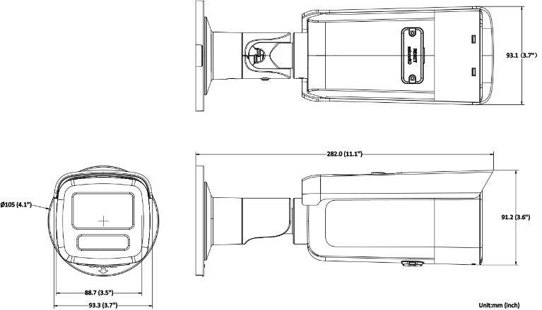 HIKVISION IP CAMERA DS-2CD2T66G2H-4I(2.8mm)