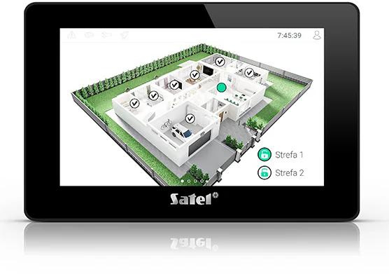 Manipulator SATEL with 7" touch screen INT-TSH2R-B black