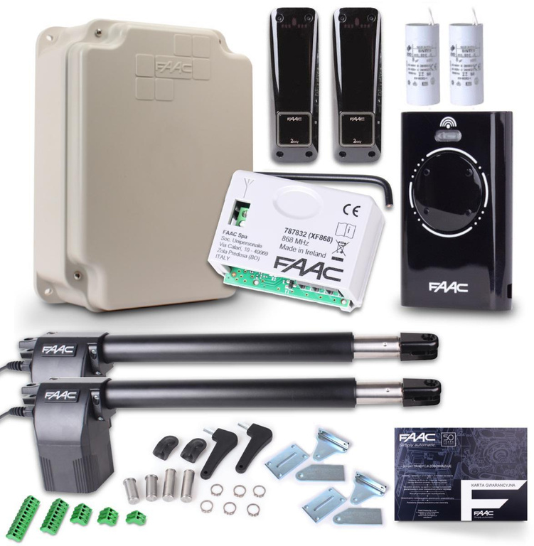 Startovací sada ALFA - 51700426 FAAC 414 pro 8m dvoukřídlé brány