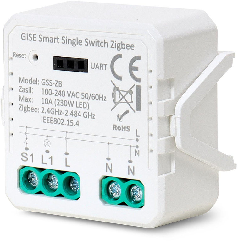 GISE Smart Single Relay modul Zigbee | Tuya | GSS-ZB