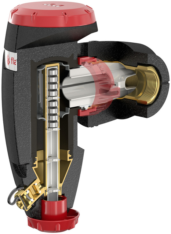Sifón de suciedad XStream Clean con aislamiento DN25 G 1 pulgada F-GW